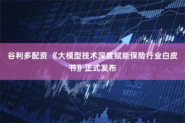 谷利多配资 《大模型技术深度赋能保险行业白皮书》正式发布