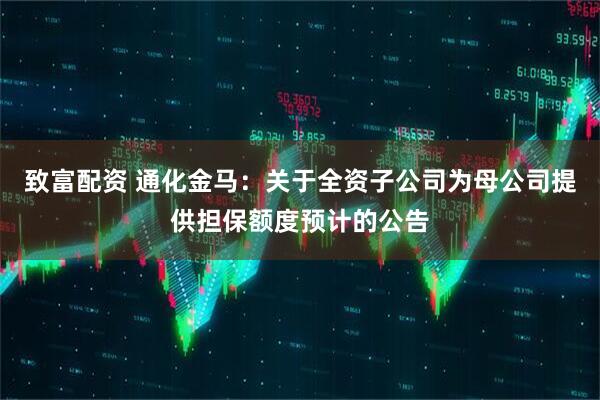 致富配资 通化金马:关于全资子公司为母公司提供担保额度预计的公告